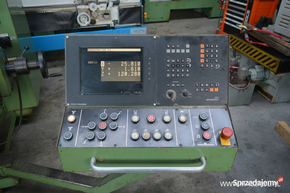 Frezarka CNC AVIA F 40 NA2 wyprodukowana została Głowno