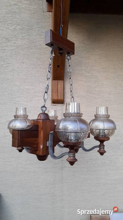 Lampa sufitowa żyrandol stylowy na belce na mazowieckie Garwolin