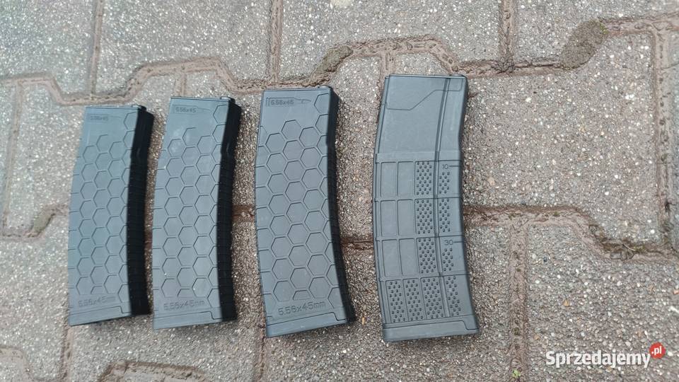 Replika asg 4x długi magazynek mid cap m4m16ar15 śląskie Żywiec sprzedam