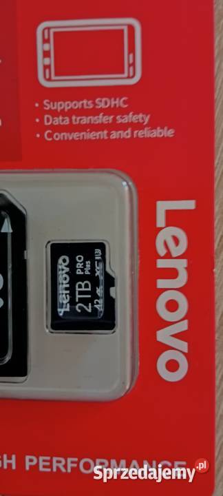 Karta pamięci LENOVO 2 TB NOWA Części i akcesoria Konin sprzedam