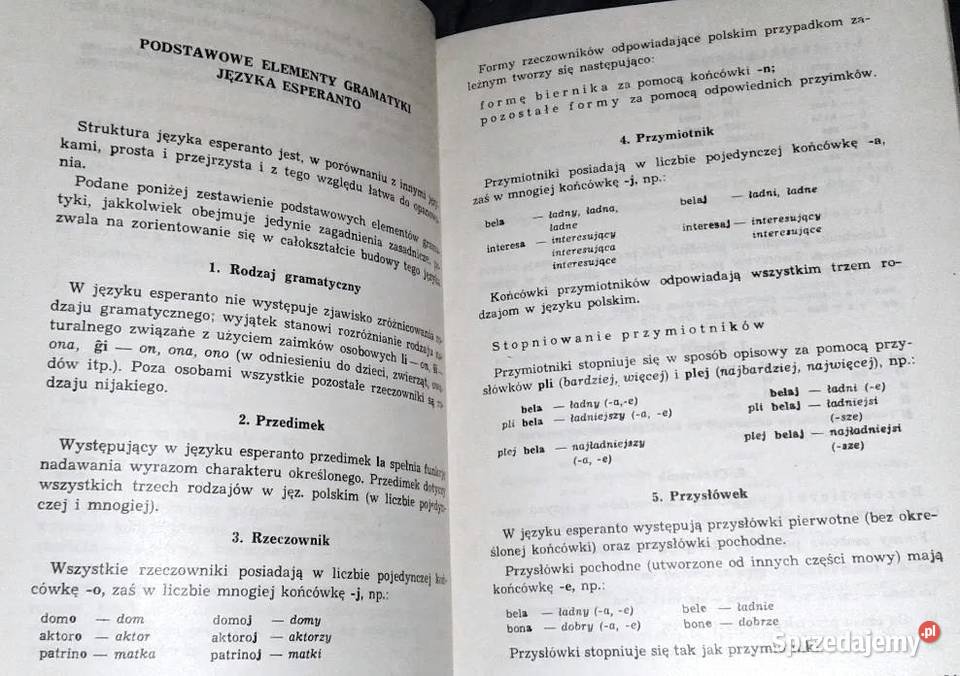 Cu vi parolas esperante Andrzej Pettyn miękka Chełm sprzedam