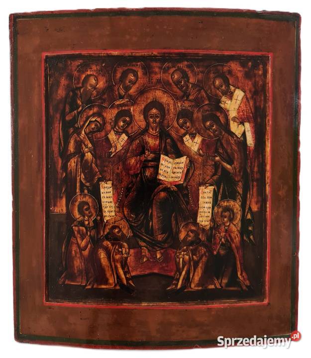 Ikona Deesis I poł XIX wieku 0078 Warszawa