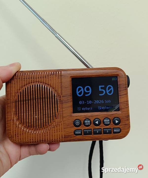 Radio kuchenne przenośne małe 3w1 radio głośnik Lubliniec
