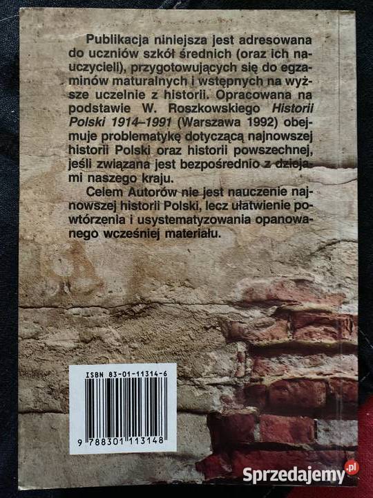CZY ZDASZ EGZAMIN Z HISTORII POLSKI 19141991