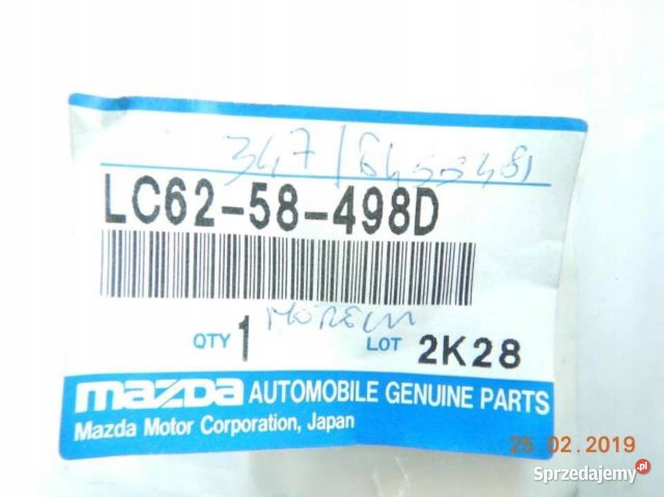WIĄZKA INSTALACJA STACYJKI MAZDA MPV 0006 osobowe lubelskie
