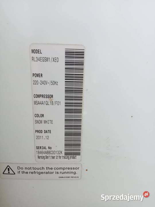 Lodówka Samsung RL34EGSW 65cm podkarpackie