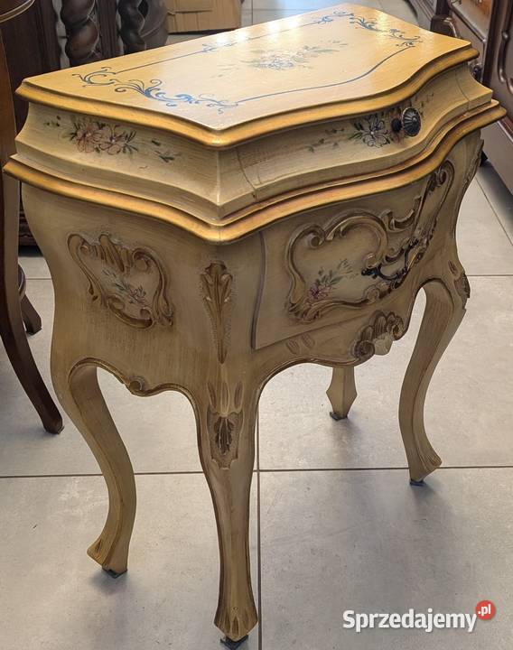 Piękna włoska szafka neobarokowa ecru sklep Dąbrowa Górnicza sprzedam