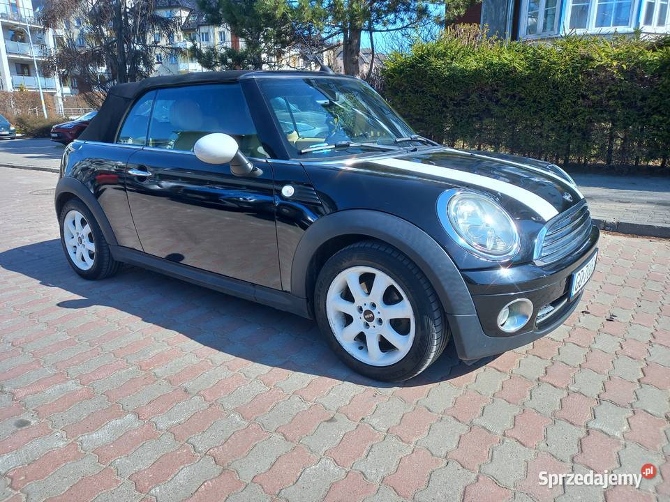 Mini Cooper cabrio 2009r 16 jasna skóra 146 nieuszkodzony Cooper Gdańsk sprzedam