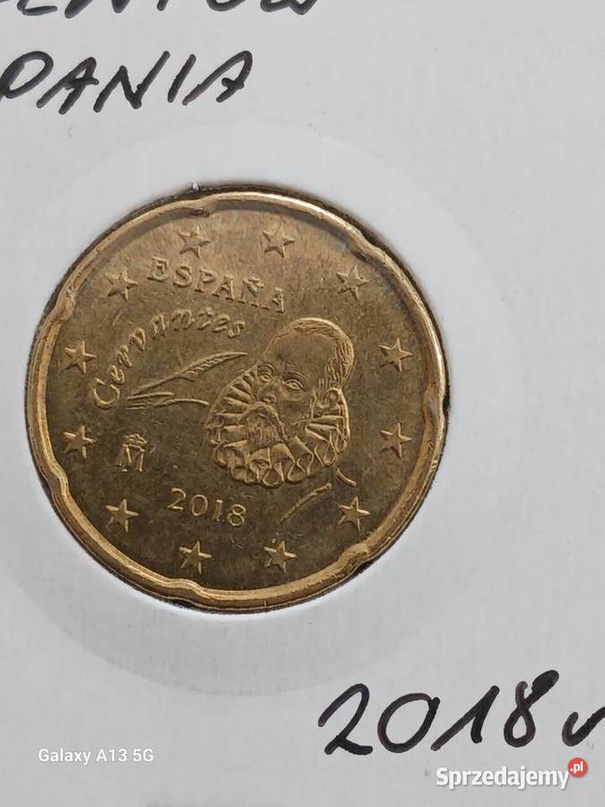 20 Eurocentów Hiszpania 2018 r Konin