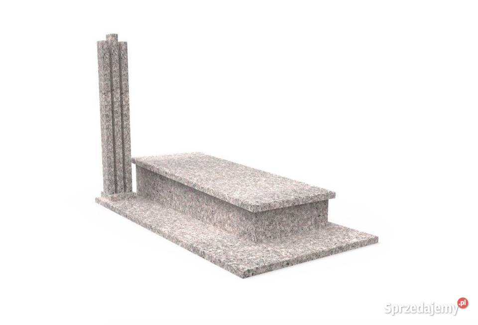 Nagrobek Granitowy Pojedynczy Premium Sarkofag z Mieleszynek