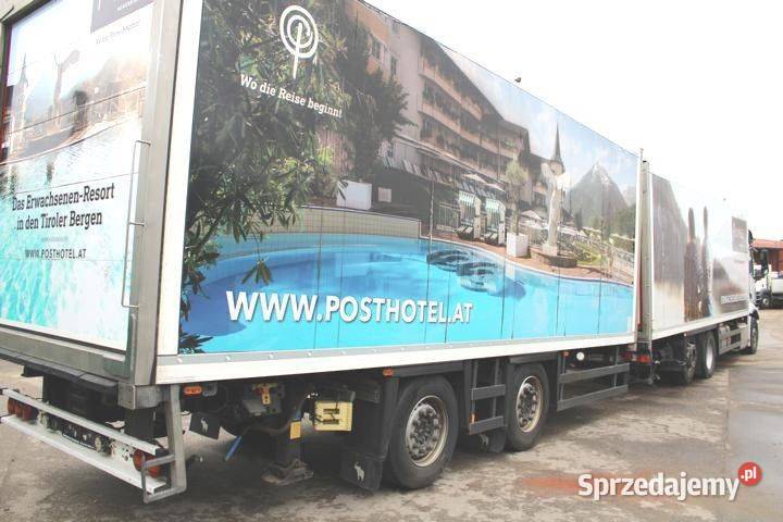 Chlodnia z przyczepa Mercedes Warszawa
