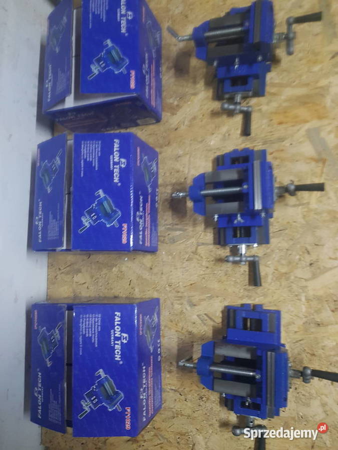 Imadło maszynowe krzyżowe dwuosiowe 100mm wielkopolskie Głogowa