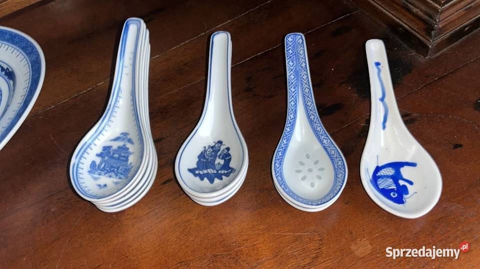 Łyżka porcelanowa do zupy Orientalny pomorskie Gdańsk