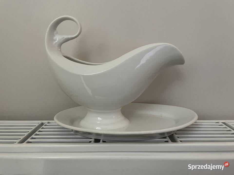 stara porcelanowa sosjerka sygnowana sprzedam