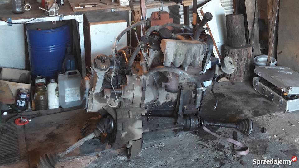 Kompletny Silnik VW T4 19 osprzęt