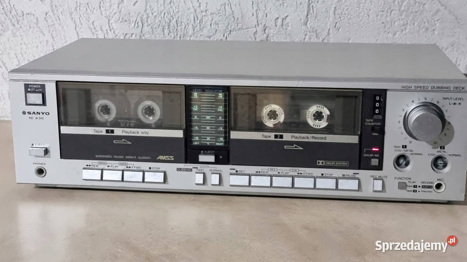 SANYO RD W 310 magnetofon cassette deck Międzychód