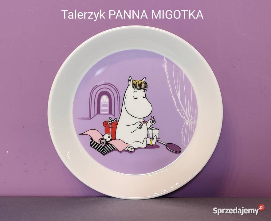 Muminki TALERZYK Moomin Arabia Finland PANNA Jasień sprzedam