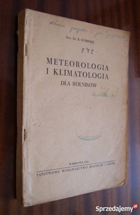R Gumiński Meteorologia i klimatologia rolników lubelskie Parczew