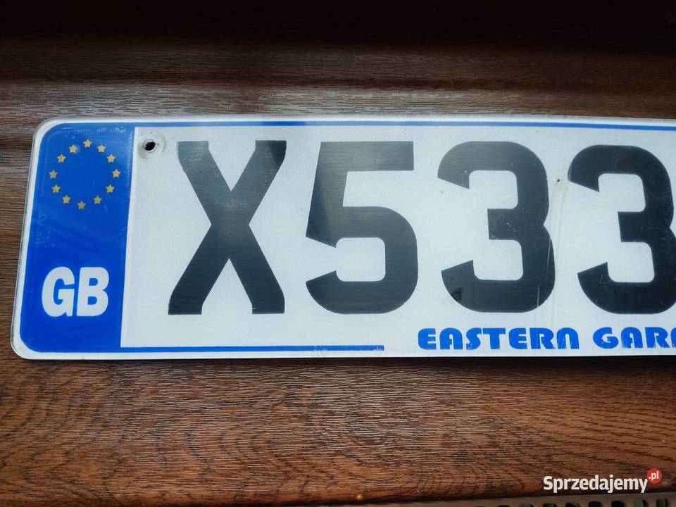 Tablica rejestracyjna GB opolskie Głuchołazy