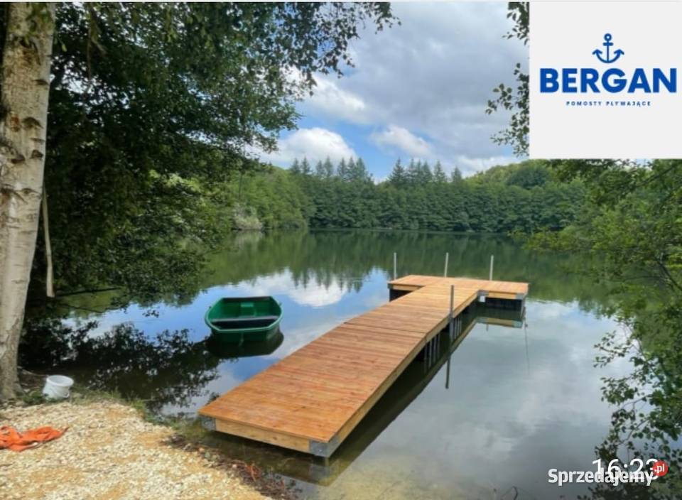 Pomosty pływające na pływakach pomost pływający Międzychód