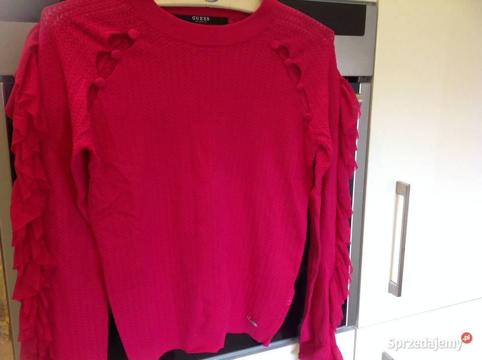 Różowy Sweterek Damski GUESS S NOWY Nowa Sól