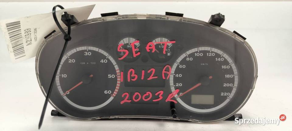 LICZNIK ZEGAR SEAT IBIZA W06K0920801F Lipno