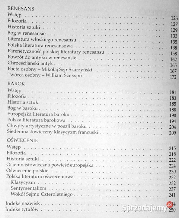 Nowa matura Przewodnik epokach antyku do lubelskie Chełm