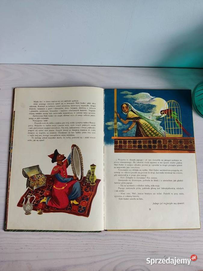 Książka bajka Księga papugi z 1951 roku Pierwsze Głuchołazy