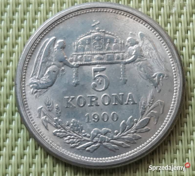 Moneta Kopia 5 KORON 1900 FRANCISZEK JÓZEF 11 Pruszków
