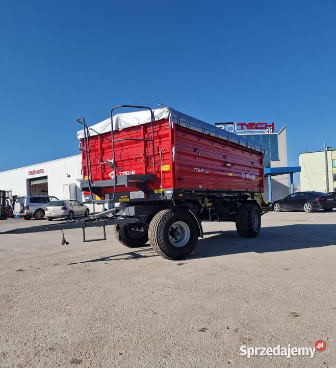 Przyczepa rolnicza T7102 METALFACH dwuosiowa 8T świętokrzyskie Kielce