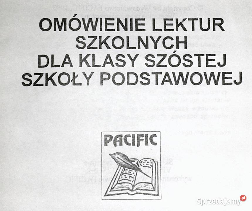 Opmówienie lektur szkolnych klasy 6 szkoły miękka lubelskie Chełm