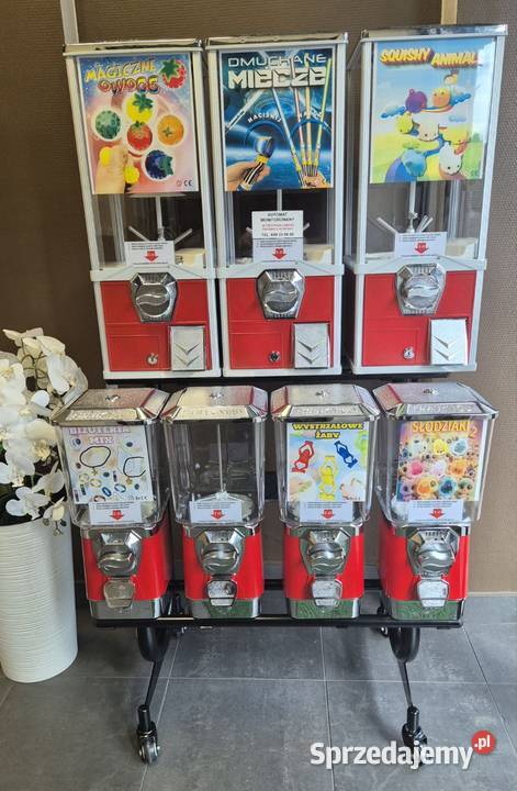 Automat Sprzedający kulki kapsuły Wynajem Poznań