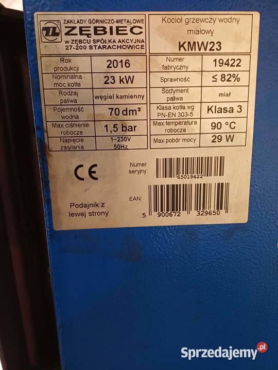 Piec Co Zębiec 23 kw Krasnystaw