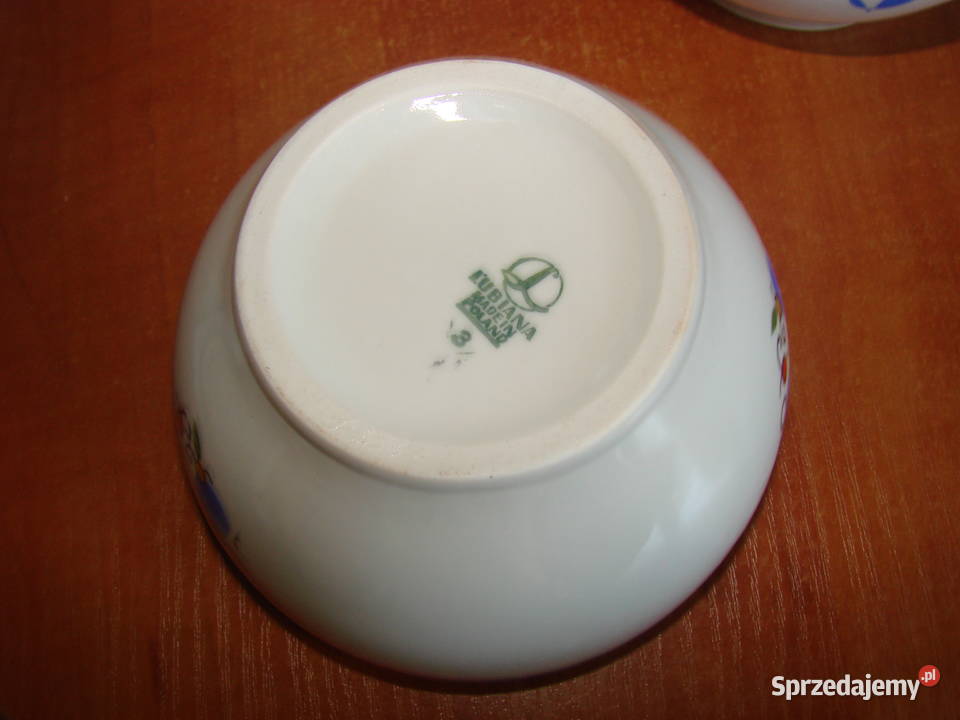 Lubiana wzór kaszubski miseczka PRL Pruszcz Gdański