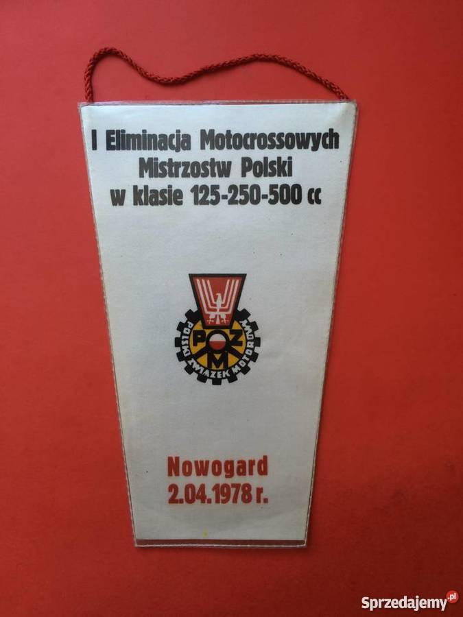 277 Proporczyk Klubu Motorowego Cisy Antyki, Sztuka, Kolekcje Szczecin