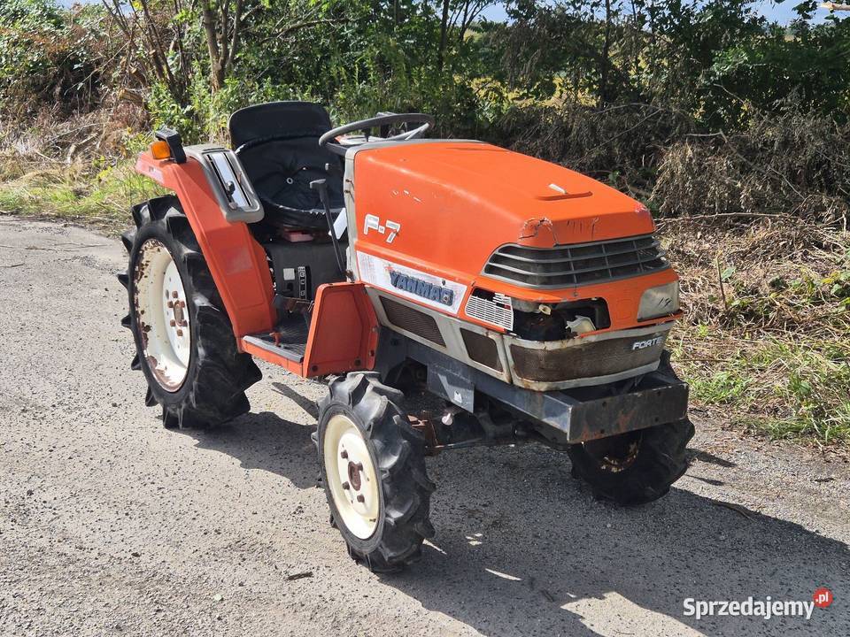 Traktorek traktor YANMAR F7D 16 44 Glebogryzarka Małuszyn