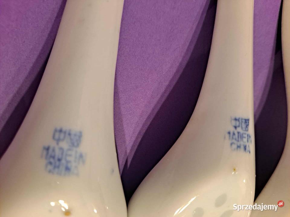 Porcelana chińska ryżowa 4 łyżki Kraków