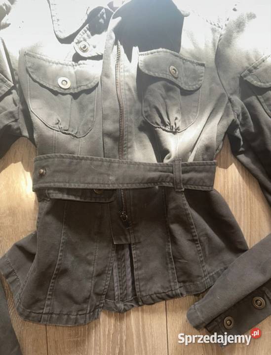 Kurtka kurtka utility cargo z paskiem Y2k grunge Warszawa