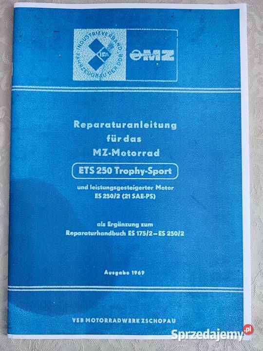 ETS Trophy Sport Reparaturanleitung Pozostałe śląskie Myszków