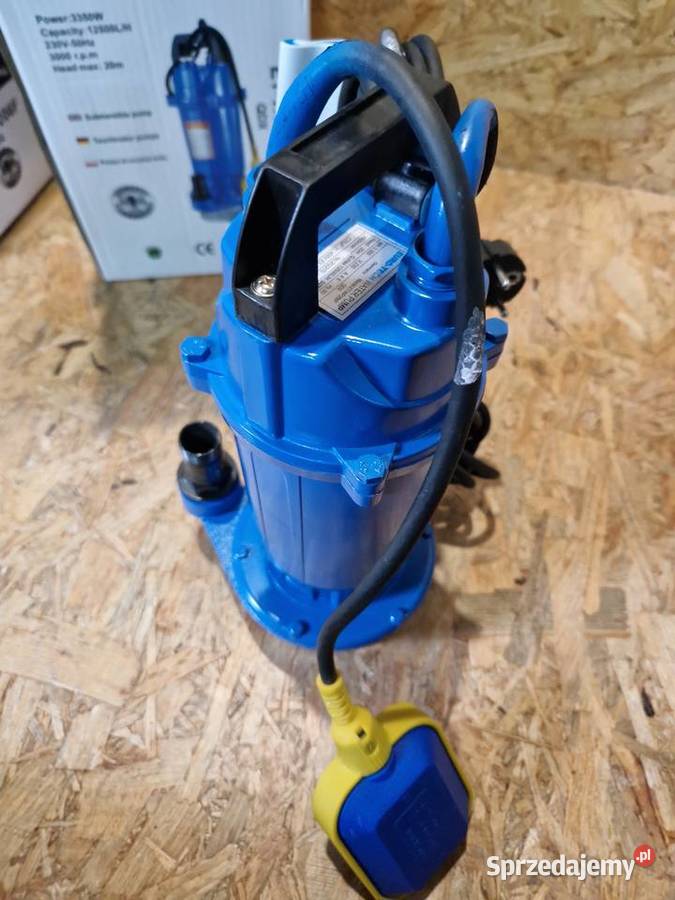 Pompa zatapialna Eurotech 3350 W 12500 lh pływak Głogowa