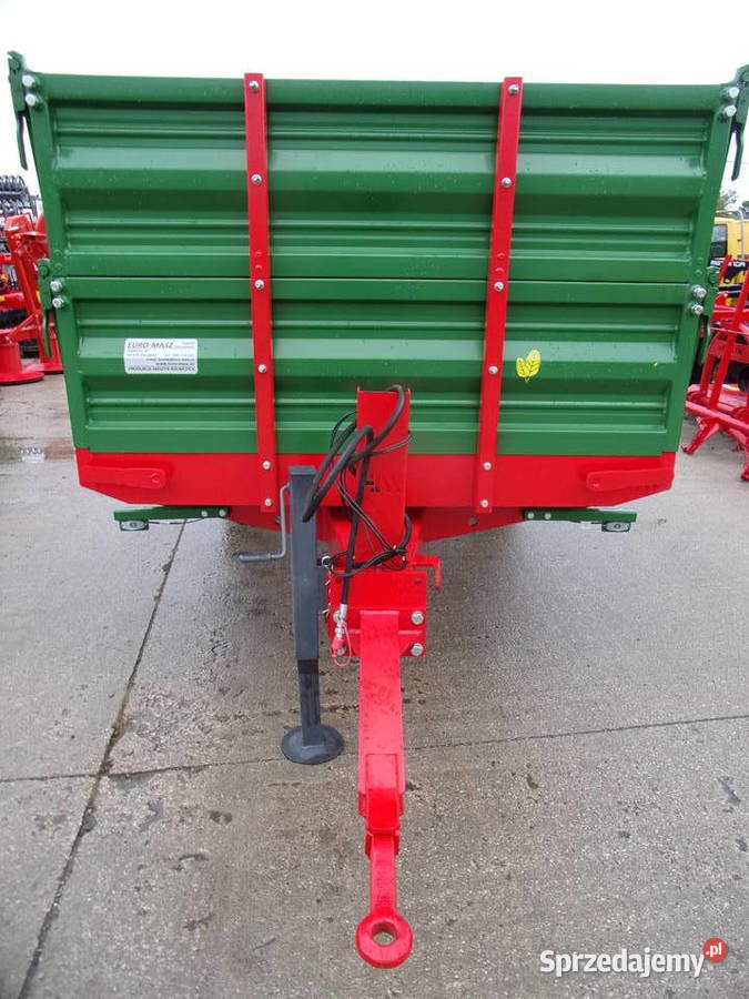 Przyczepa rolnicza 3t EuroMasz podwójne nadstawy