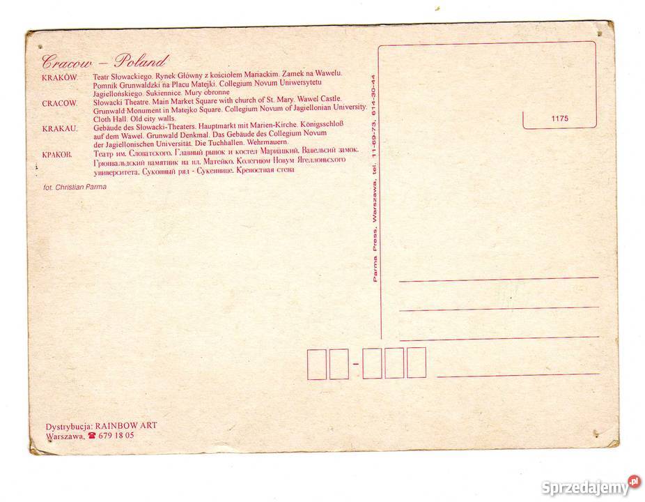 CRACOW POLAND KRAKÓW POCZTÓWKA WIELOWIDOKOWA świętokrzyskie