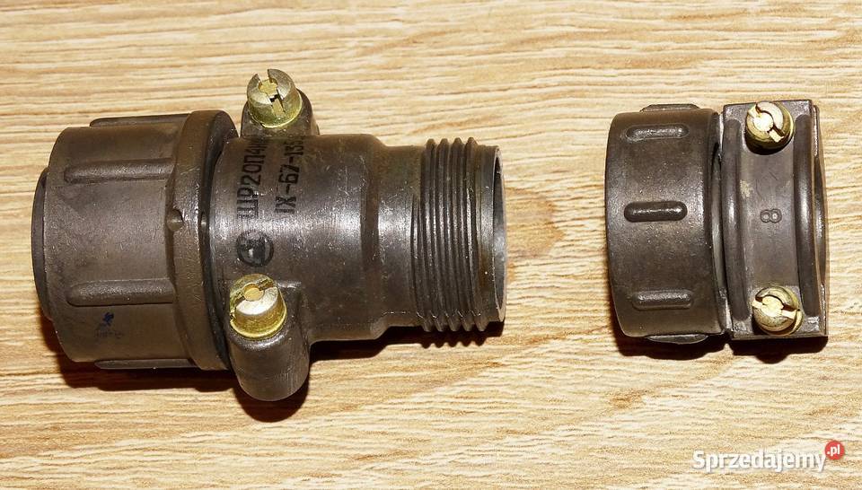 Złącze wtyk żeński przemysłowy wojskowy 4 piny Gliwice sprzedam
