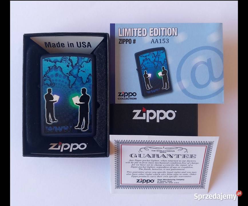 Limitowana zapalniczka Zippo AA153 Zielona Góra