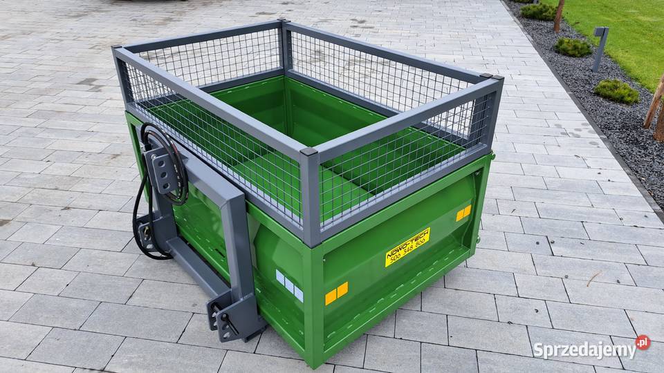 skrzynia transportowa na tył ciągnika tylny TUZ nieuszkodzony łódzkie Delfina
