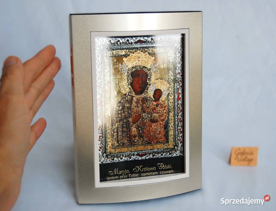 Matka Boża Częstochowska Maryja obrazek w ramce Lublin