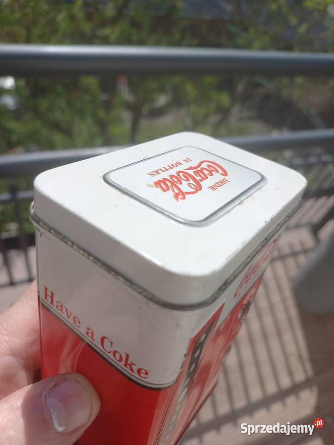 Stare pudełko metalowe automat Coca Cola Piastów sprzedam