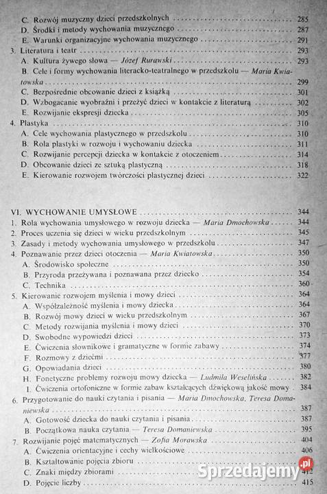 Podstawy pedagogiki przedszkolnej Maria miękka Chełm sprzedam