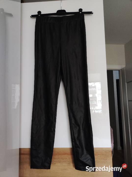 spodnie legginsy skórzane zara lubelskie Biała Podlaska sprzedam