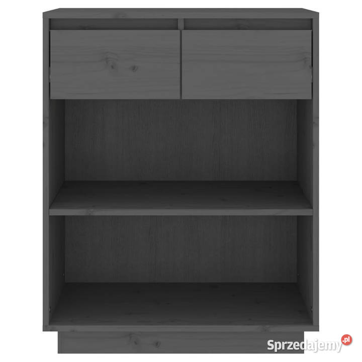 Szafka szara 60x34x75 lite drewno sosnowe Pozostałe mazowieckie Warszawa
